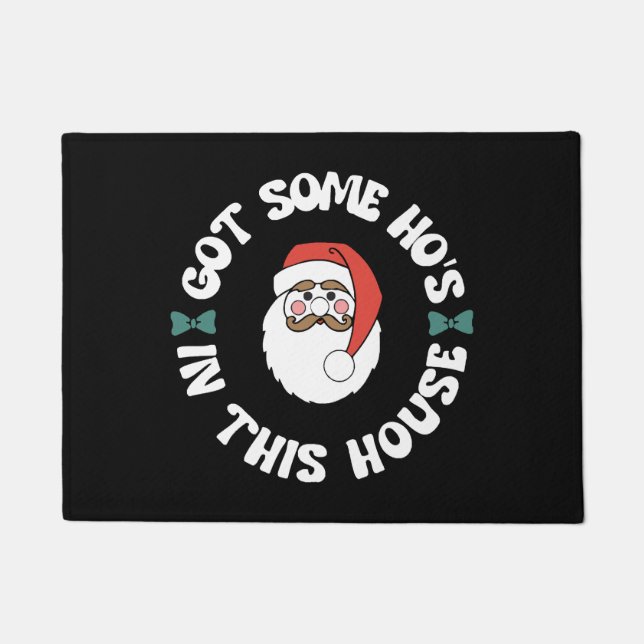 Kawaii Santa  Doormat (Front)