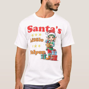 Kawaii Santa's Little Helper for Him T-Shirt