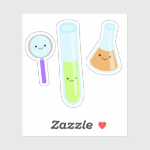 Kawaii Science Test Tube Beaker Magnifying Glass