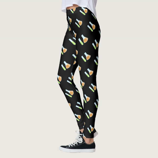 Kawaii Scientist Science Lab Leggings (Left)
