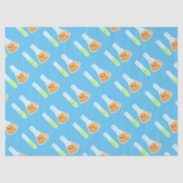 Kawaii Scientist Science Lab Tissue Paper (Front)