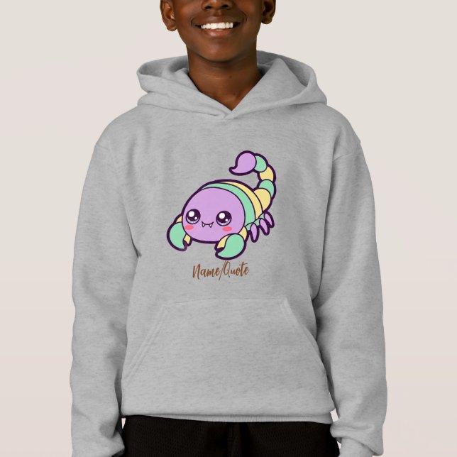 Kawaii Scorpion Cute Pastel Cartoon (Front)