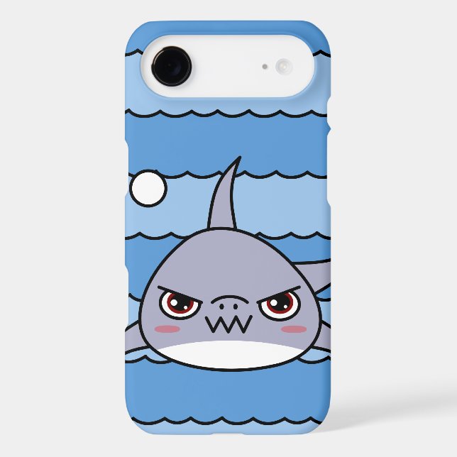 Kawaii Shark Case-Mate iPhone Case (Back)
