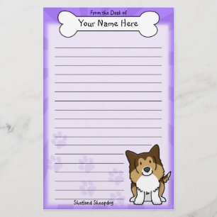 Kawaii Sheltie Stationery