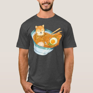 Kawaii Shiba Inu Akita Corgi Ramen Cute Noodles Do T-Shirt
