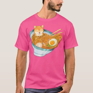 Kawaii Shiba Inu Akita Corgi Ramen Cute Noodles Do T-Shirt