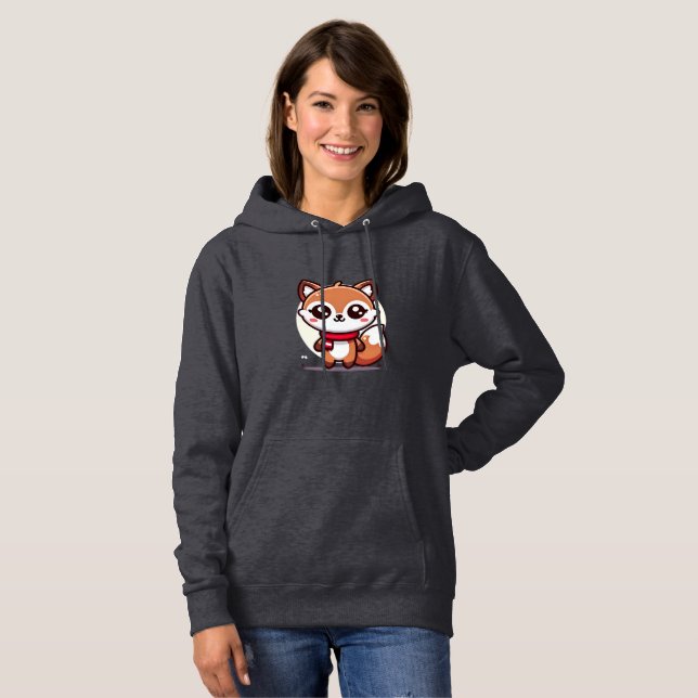 Kawaii Shiba Inu Hoodie (Front Full)