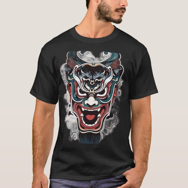 Kawaii Sichuan Opera Face Mask T-Shirt (Front)