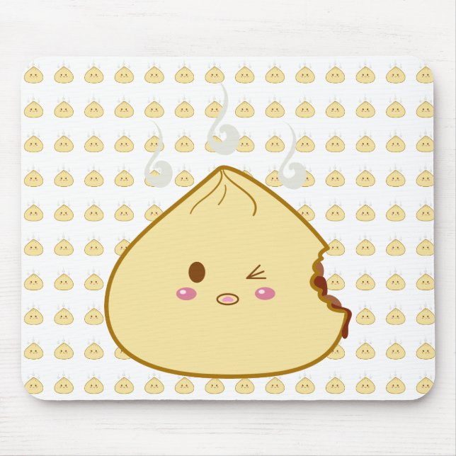 Kawaii "SioPao" Meatbun Bitemark Mouse Mat (Front)