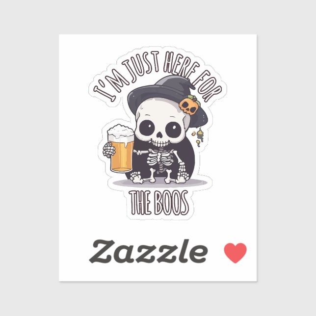 Kawaii Skeleton Halloween Oktoberfest (Sheet)