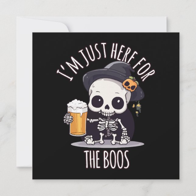 Kawaii Skeleton Halloween Oktoberfest (Front)