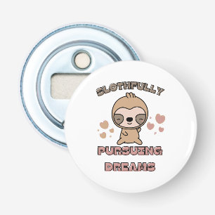 Kawaii Sloth Animal Pun Bottle Opener