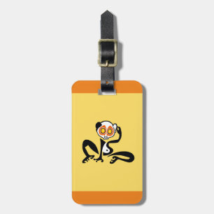 Kawaii - Slow LORIS- Yellow Luggage Tag