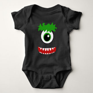 Kawaii Smiling One Eyed Monster Baby Bodysuit