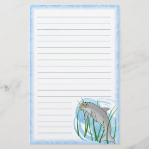Kawaii Snorkel Dolphin Stationery
