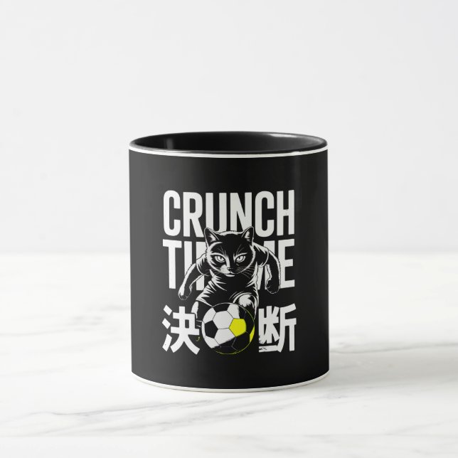 Kawaii Soccer Cat Mugs - Game Day Motivation (Center)