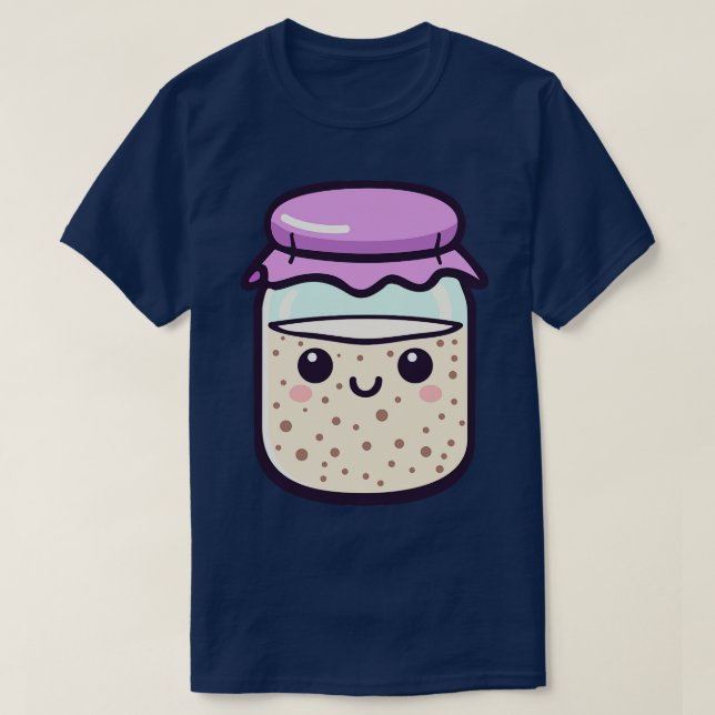 Kawaii Sourdough Starter 1 T-Shirt (Design Front)