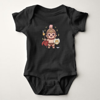 Kawaii Spartan Warrior Be Baby Bodysuit