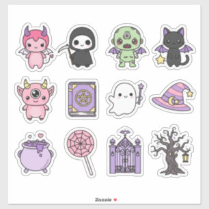 Kawaii Spooky & Cute Halloween Sticker Pack