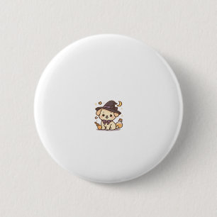 Kawaii Spooky Season Dog � Halloween Pup Classic T 6 Cm Round Badge