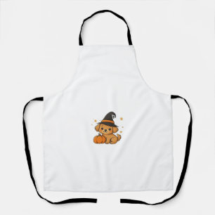 Kawaii Spooky Season Dog � Halloween Pup Classic T Apron