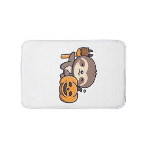 kawaii spooky sloth Classic T-Shirt Bath Mat