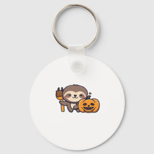 kawaii spooky sloth Classic T-Shirt Key Ring