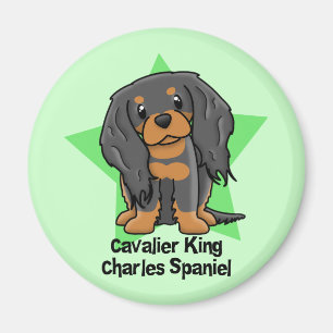 Kawaii Star B&T Cavalier King Charles Spaniel Magnet