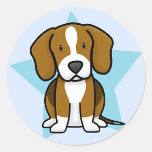 Kawaii Star Beagle Stickers