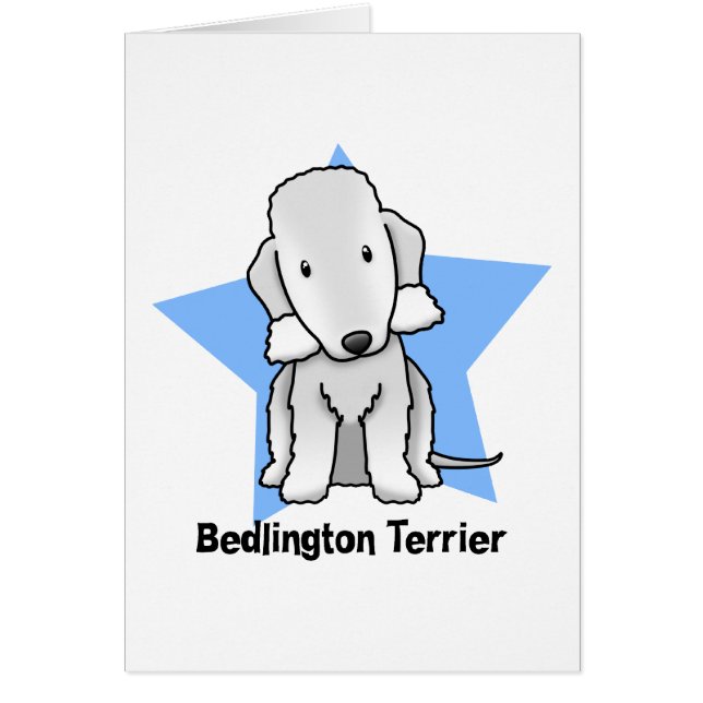 Kawaii Star Bedlington Terrier (Front)