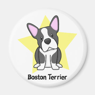 Kawaii Star Boston Terrier Magnet