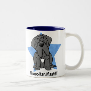 Kawaii Star Neapolitan Mastiff Two-Tone Coffee Mug