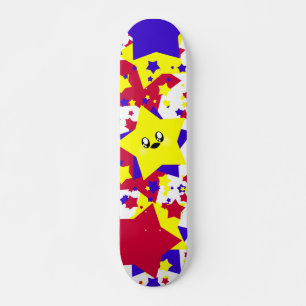 KAWAII STARS COSMIC BURST SKATEBOARD