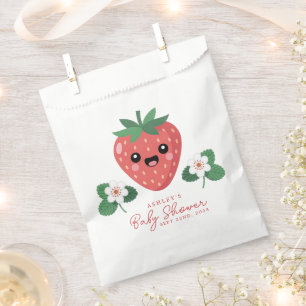 Kawaii Strawberry Baby Shower Favour Bags