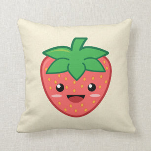Kawaii Strawberry Cushion