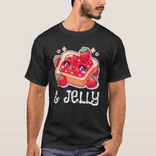 Kawaii Strawberry Jelly Peanut Butter Toast Twins  T-Shirt
