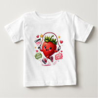 Kawaii Strawberry Jump Rope Fitness Sticker