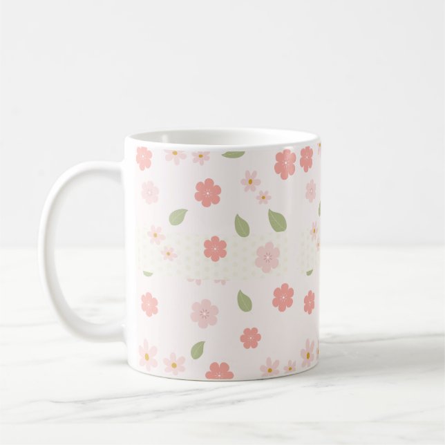 kawaii strawberry milkshake coffee mug (Left)