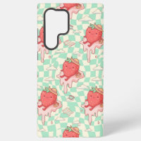 Kawaii Strawberry Picnic Pattern