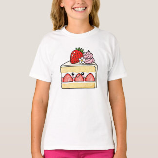 Kawaii strawberry shortcake slice T-Shirt