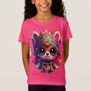 Kawaii Style Kaleidoscope Colourful T-Shirt