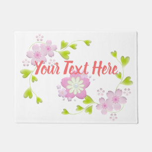 Kawaii Style Sakura Cherry Tree Blossom Doormat