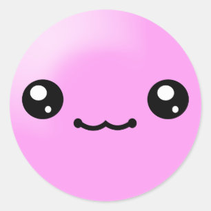 Kawaii Sugar Dots Bubble Gum Happy Face Sticker