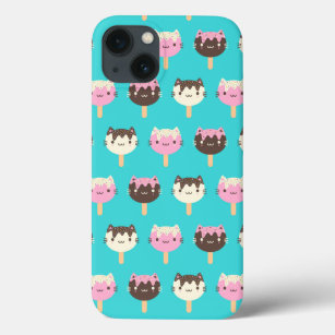 Kawaii Summer Ice Lolly Popsicle Cats Case-Mate iPhone Case