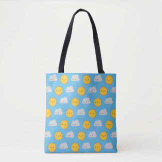 Kawaii Sun & Rain Tote Bag