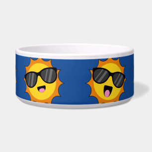 Kawaii Sun with Sunglasses Happy Emoji Faces
