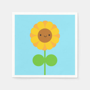 Kawaii Sunflower Napkin