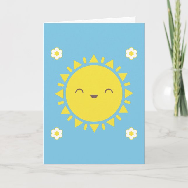 Kawaii Sunny Days Card (Front)