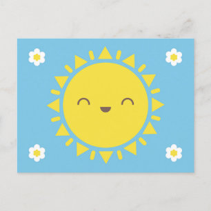 Kawaii Sunny Days Postcard