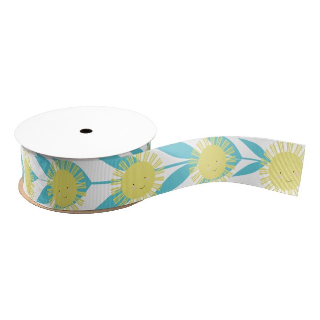 Kawaii Sunshine Grosgrain Ribbon (Spool)